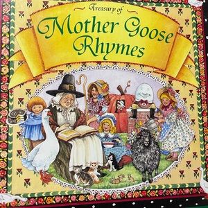 Treasury of Mother Goose Rhymes golden pages